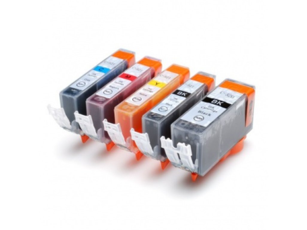 PGI-520Bk + CLI-521Bk,Y,M,C,MULTIPACK,kompatibilní cartridge