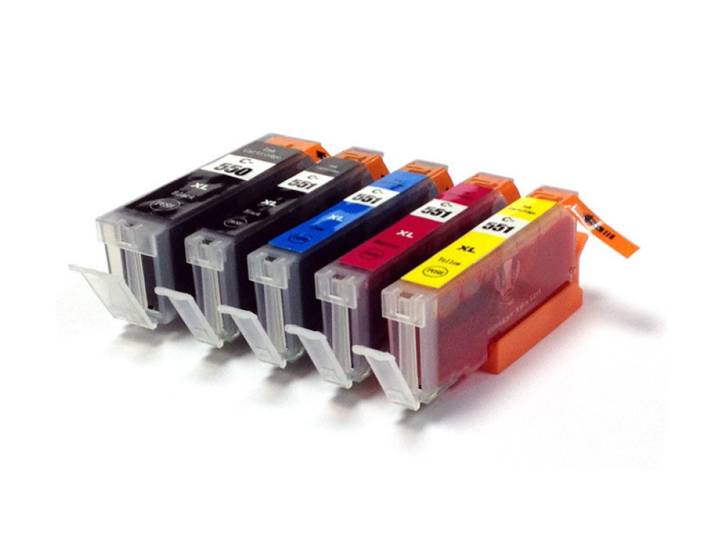PGI-550BkXL+CLI-551XL Bk,Y,M,C,MULTIPACK,kompatibilní cartridge