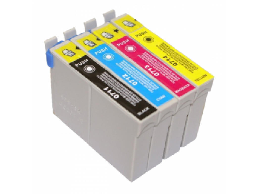 Epson T0715,multipack,kompatibilní cartridge