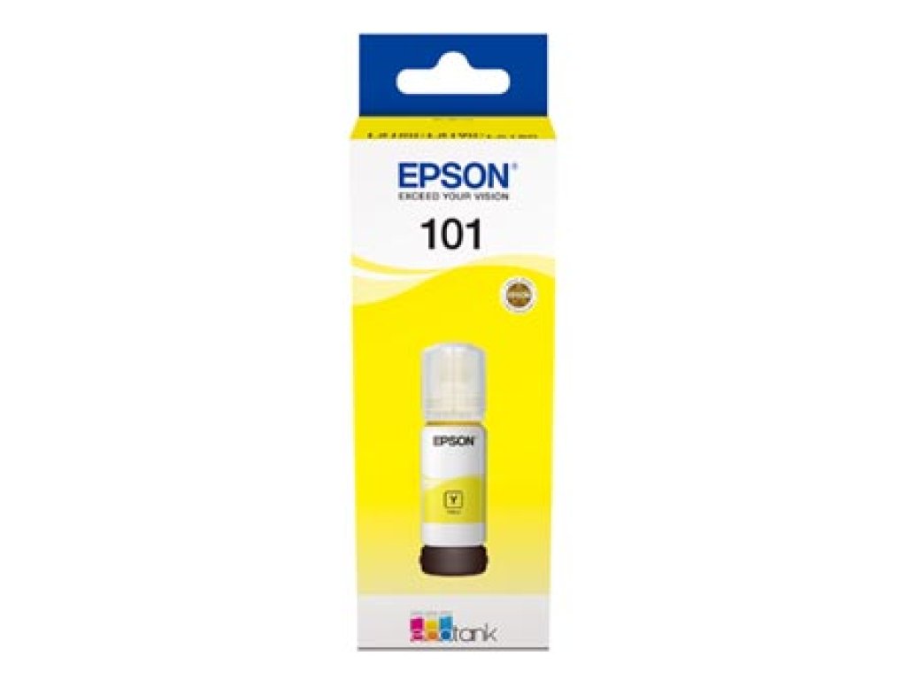 Epson 101, yellow, originální žlutý ink Epson C13T03V44A, 70ml