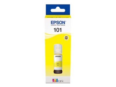 Epson 101, yellow, originální žlutý ink Epson C13T03V44A, 70ml