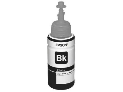 Epson T6641 Black, originální černý ink Epson C13T66414A, 70ml