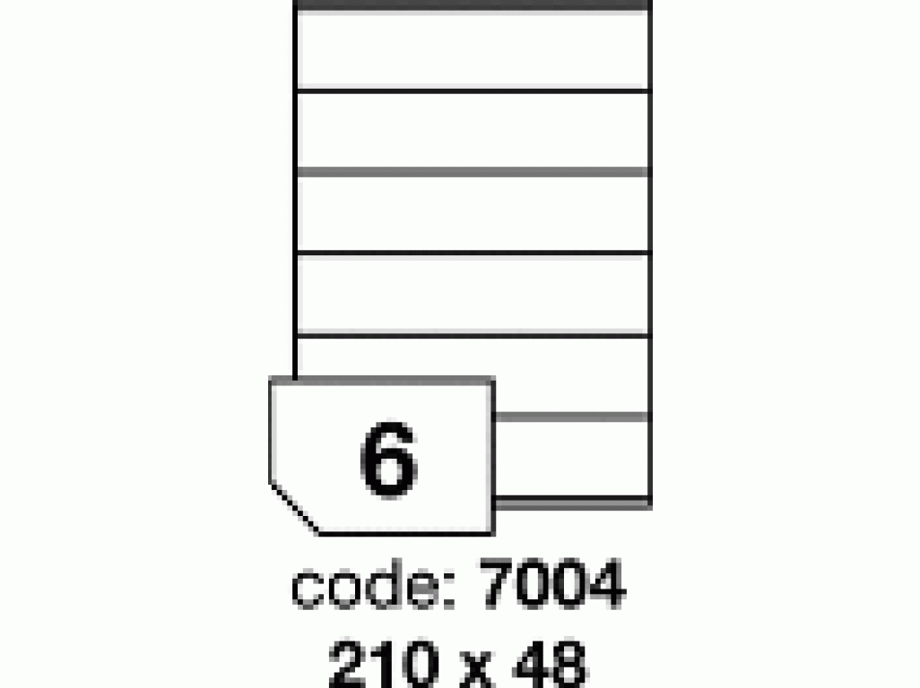 Samolepící bílé matné univerzální EKO-etikety A4/code R0ECO.7004/INKJET,LASER,COPY/balení 1000 listů