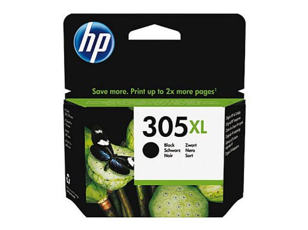 HP 305XL Bk /3YM62AE/ originální ink cartridge black