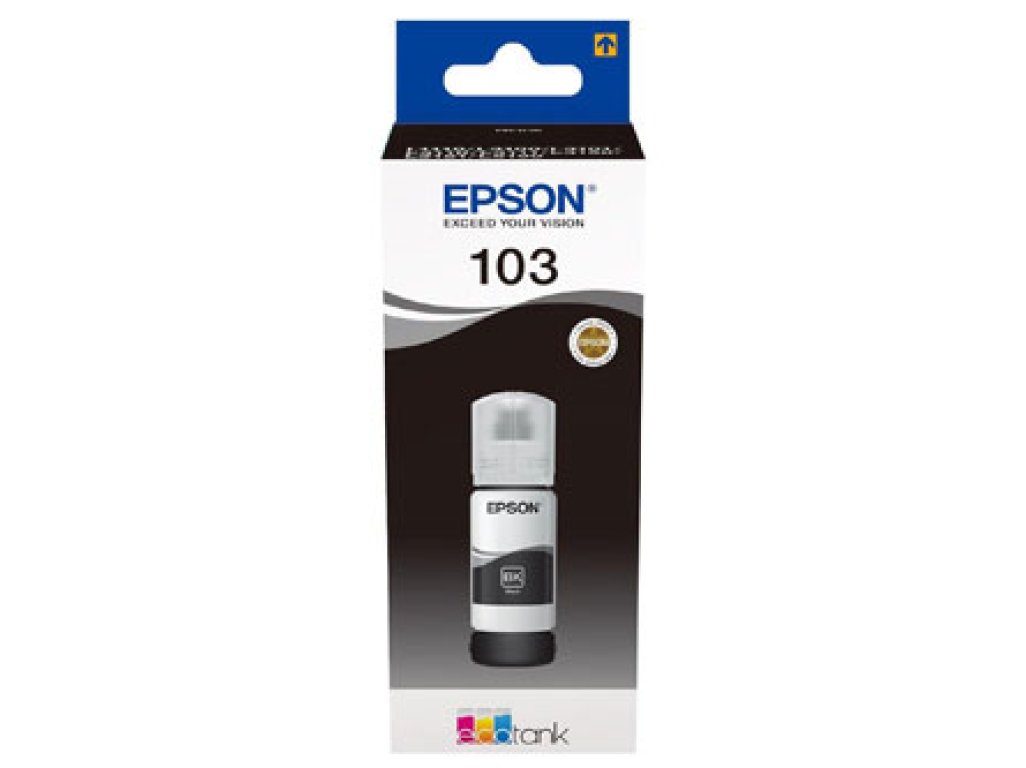 Epson 103, black, originální černý ink Epson C13T00S14A, 65ml
