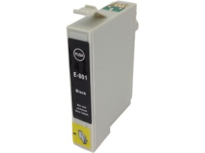 Epson T0801,černá,14 ml,kompatibilní cartridge