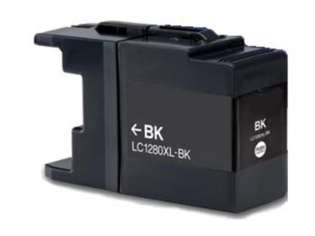 Brother LC1280Bk,černá,30ml,kompatibilní cartridge