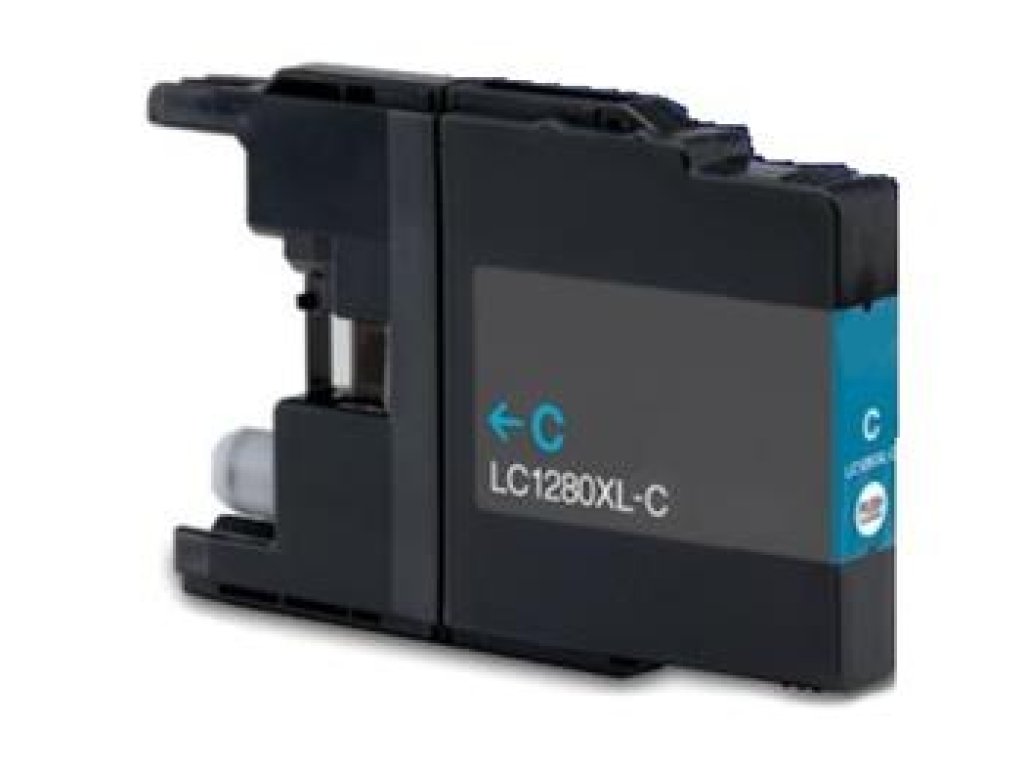 Brother LC1280C,azurová,20ml,kompatibilní cartridge