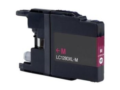 Brother LC1280M,purpurová,20ml,kompatibilní cartridge